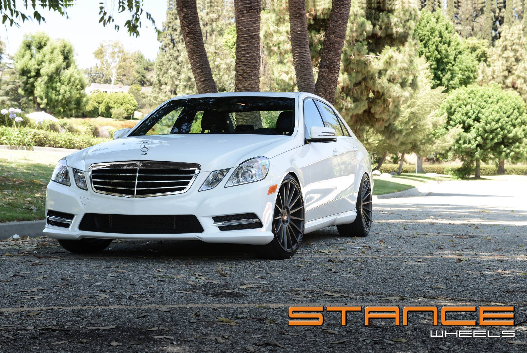 Stance Wheels SC-7 Slate Grey on Mercedes Benz E Class